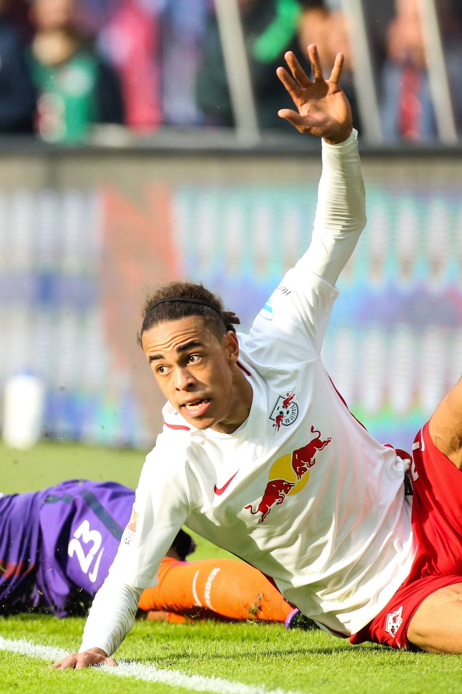 Gegen den FC Augsburg hat Poulsen sein erstes Bundesliga-Tor erzielt. Gelingt ihm in Darmstadt ein weiterer Treffer?