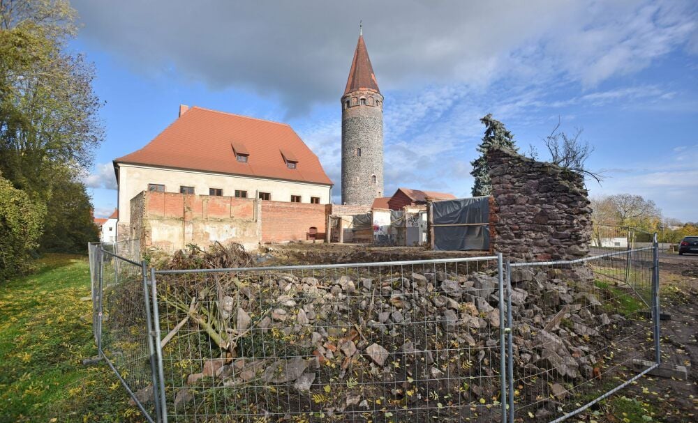 Die Balken halten am Zörbiger Aktuarhaus.