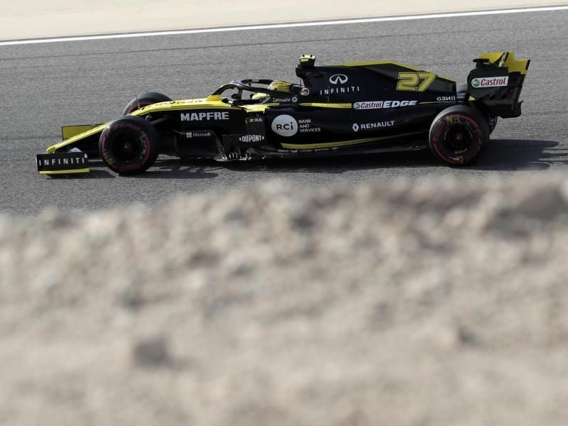 Renault Pilot Nico Hülkenberg ist in der Qualifikation zum Formal-1-Rennen in Bahrain vorzeitig ausgeschieden. Foto: Hassan Ammar/AP/dpa