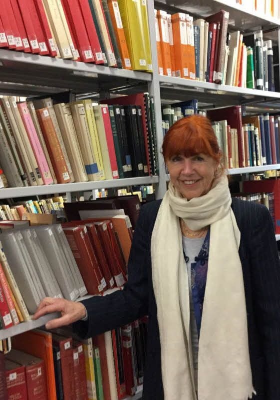 Marion Struck-Garbe im Asien-Afrika-Institut der Uni Hamburg, wo die 70-Jährige bis heute Kurse gibt. Am Wochenende ist sie in Wittenberg.