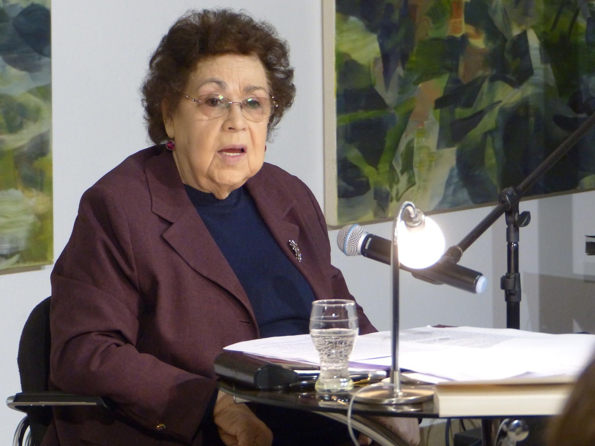 Gisela Steineckert während ihrer Lesung.