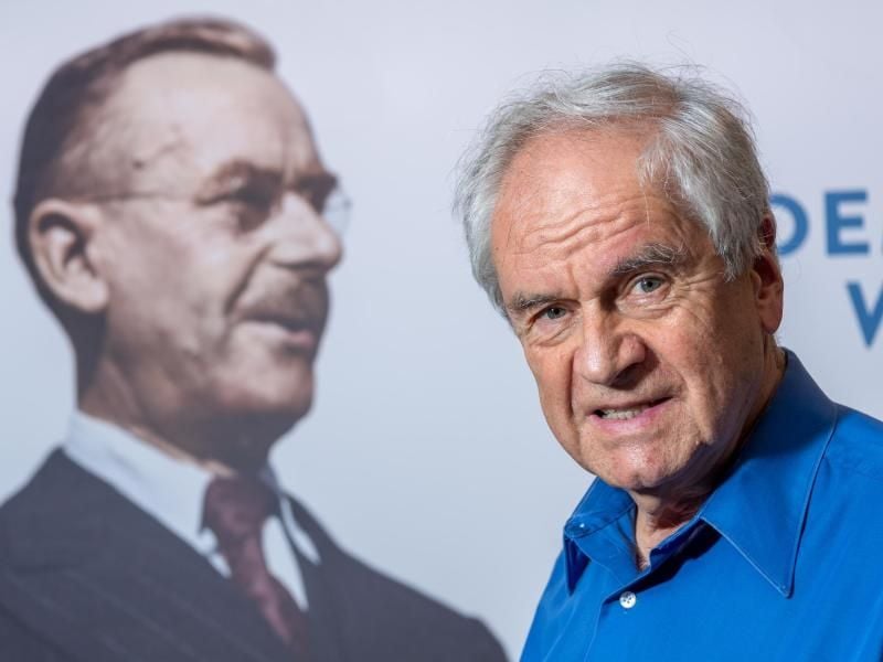 Frido Mann, der Enkel des Literaturnobelpreisträgers Thomas Mann, hatte es nicht immer leicht mit seinem Großvater. Foto: Peter Kneffel/dpa