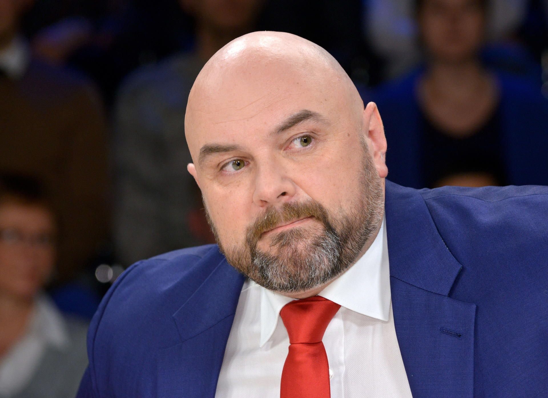 Andre Schulz in einer Talkshow