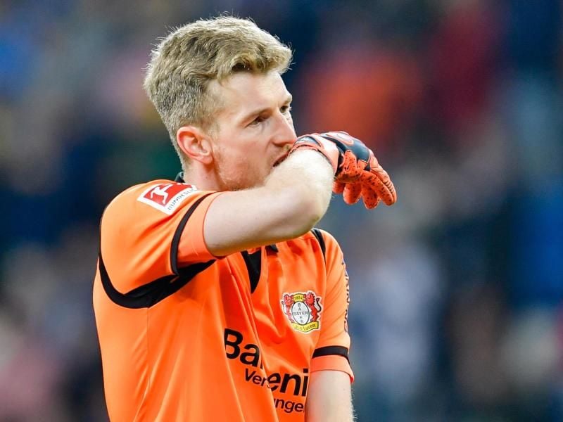 Fehlt Leverkusen in der ersten Pokal-Runde: Keeper Lukas Hradecky. Foto: Uwe Anspach