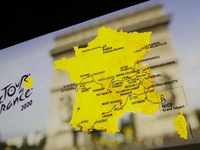 Die Strecke der Tour de France 2020 steht fest. Foto: Thibault Camus/AP/dpa