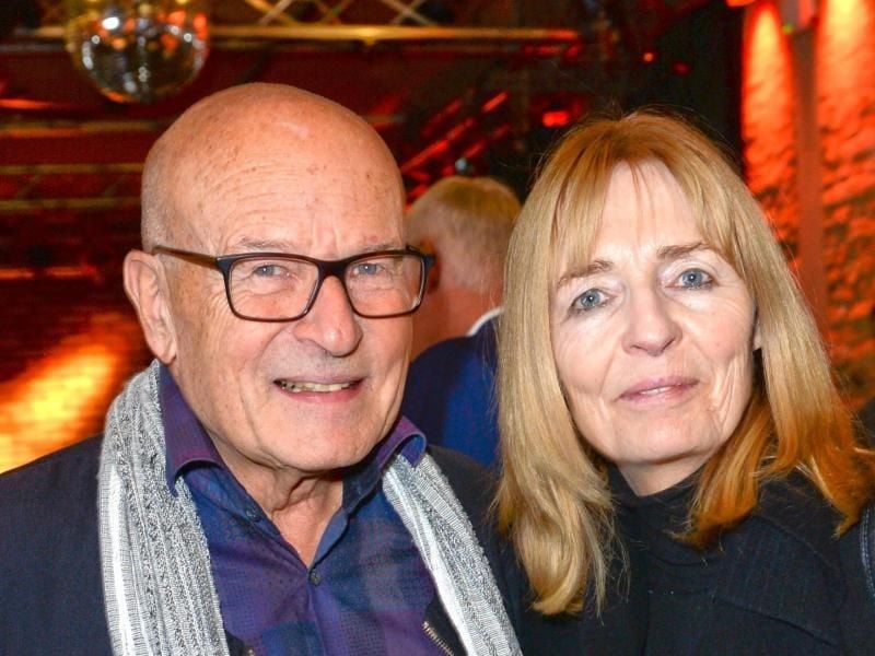 Regisseur Volker Schlöndorff und seine Frau Angelika 2015 in Berlin. Foto: Britta Pedersen