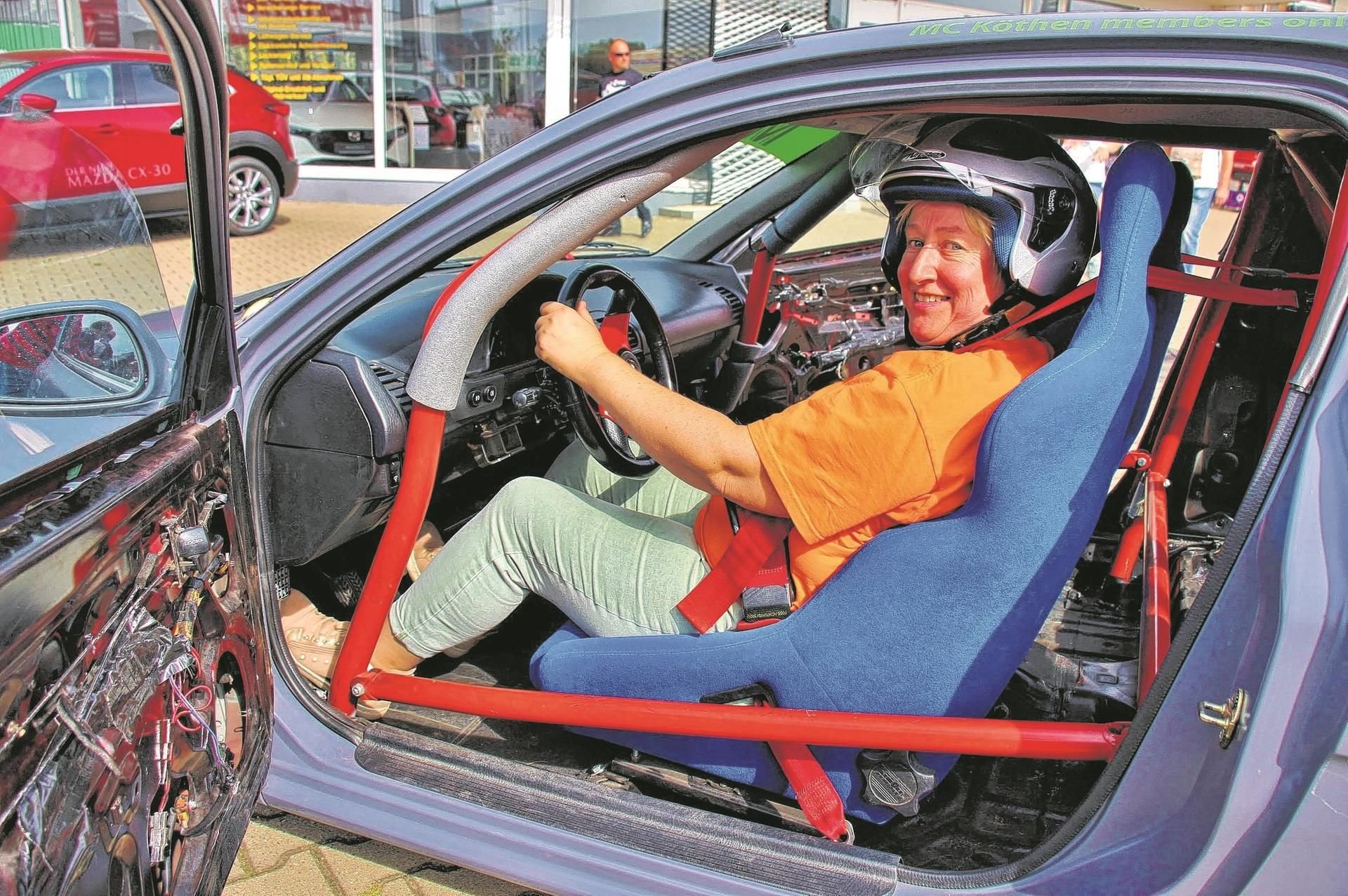 Die 51-jährige Jana Kolze aus Osternienburg beim Classic Cup.
