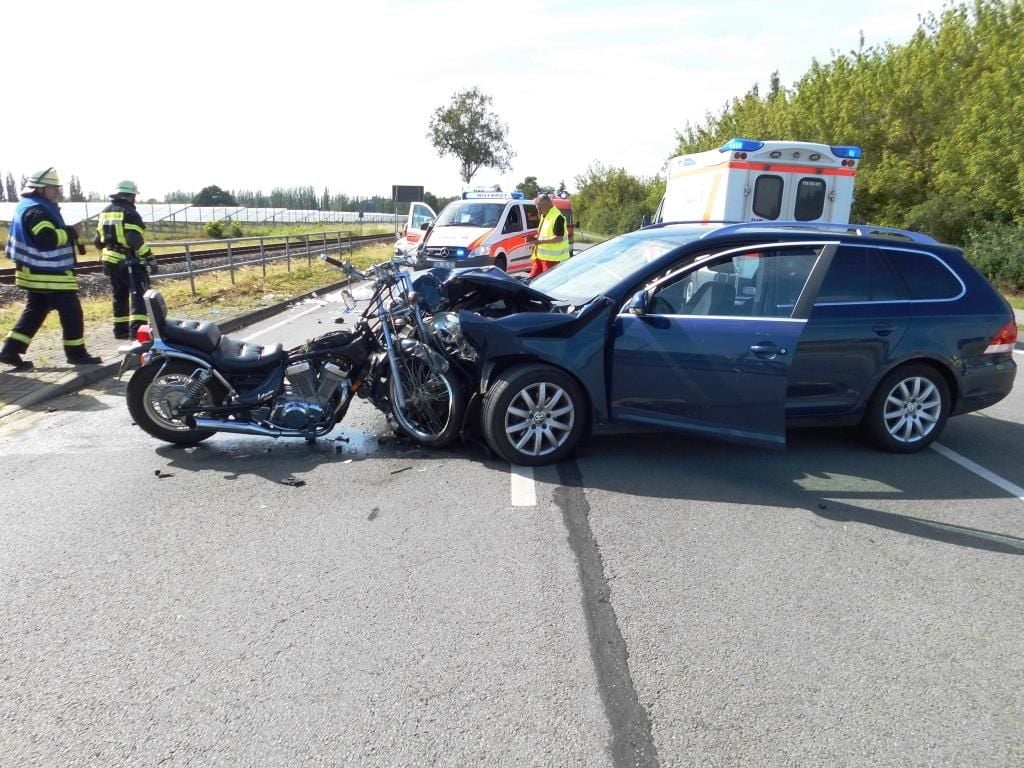 Die K 1467 ab Beginn der B 188 war nach dem Unfall bis 18.30 Uhr gesperrt.