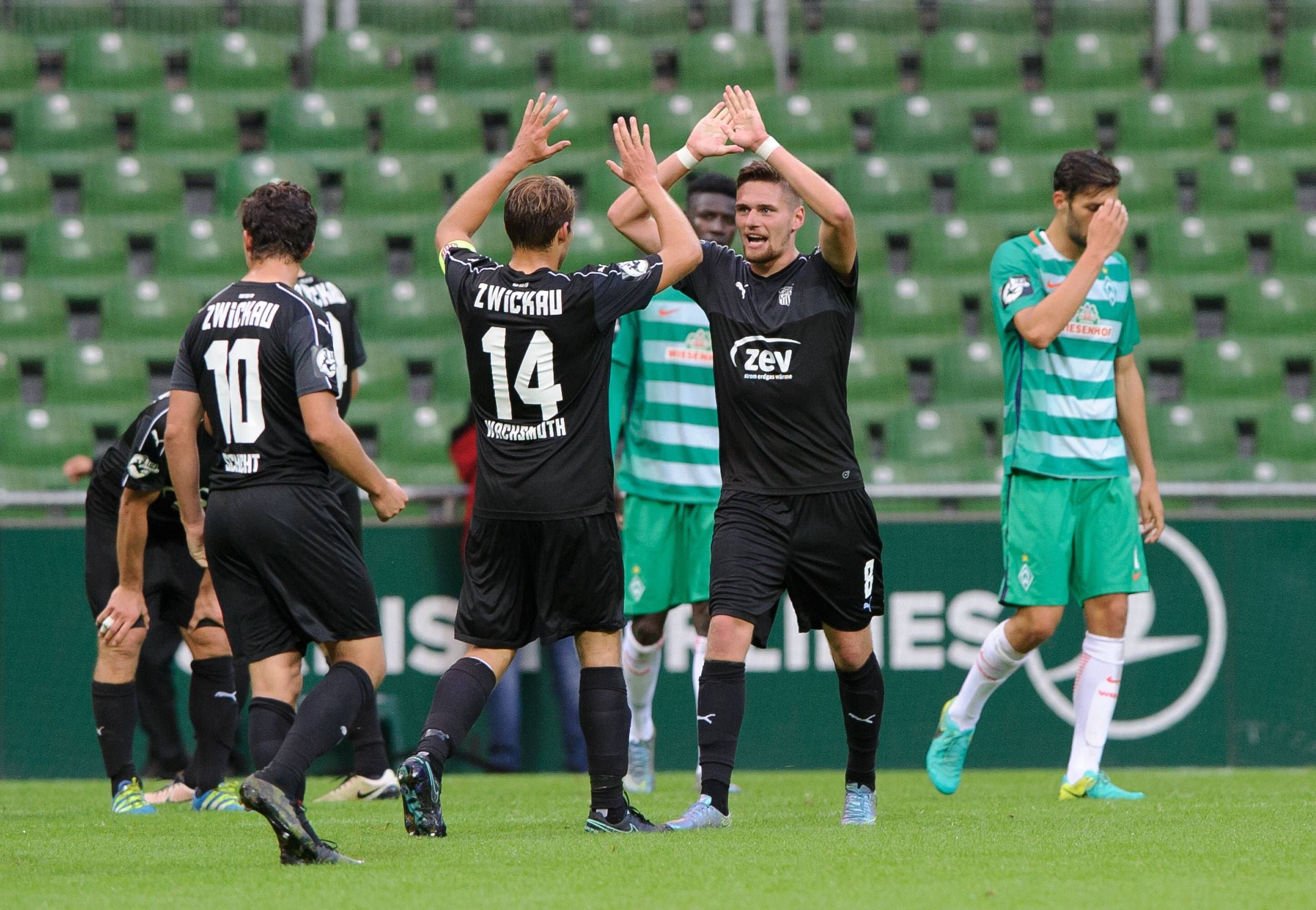 Vereinsgeschichte geschrieben: Der FSV Zwickau gewinnt sein erstes Drittliga-Spiel bei Bremen II.
