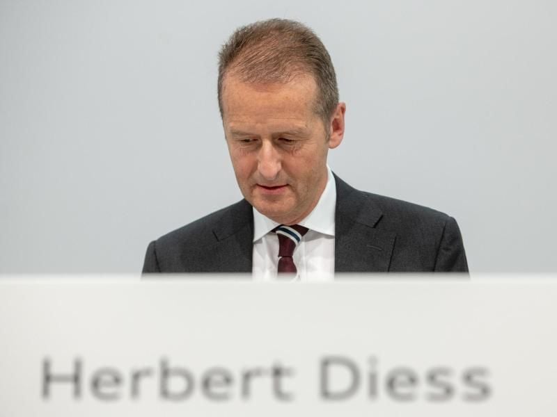 Konzernchef Herbert Diess im Mai in Ingolstadt. Foto: Armin Weigel