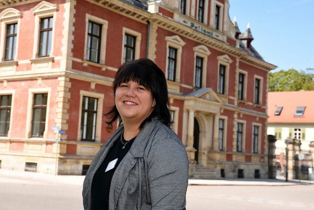 Die 28-jährige Ann-Kristin Lange fühlt sich in der Pflegebranche gut aufgehoben.