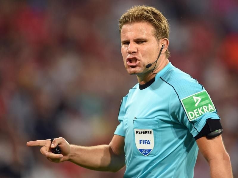 Im WM-Achtelfinale wird der deutsche Unparteiische Felix Brych nicht eingesetzt werden. Foto: Andreas Gebert