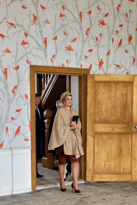 Die niederländischen Royals im Schloss Oranienbaum.