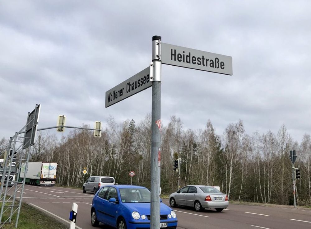 In diesem Bereich wird ab Montag gebaut