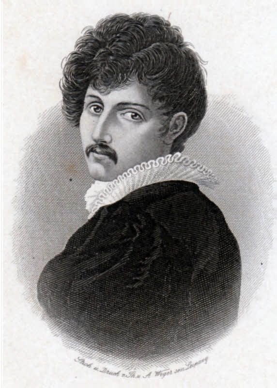 Junger Dichter, verträumter Blick: Joseph von Eichendorff