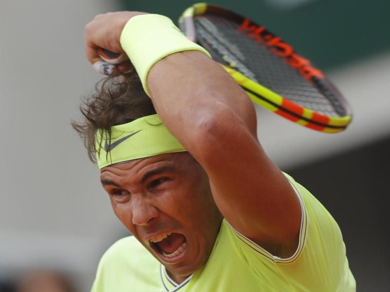 Rafael Nadal steht zum zwölften Mal im Finale der French Open. Foto: Michel Euler/AP