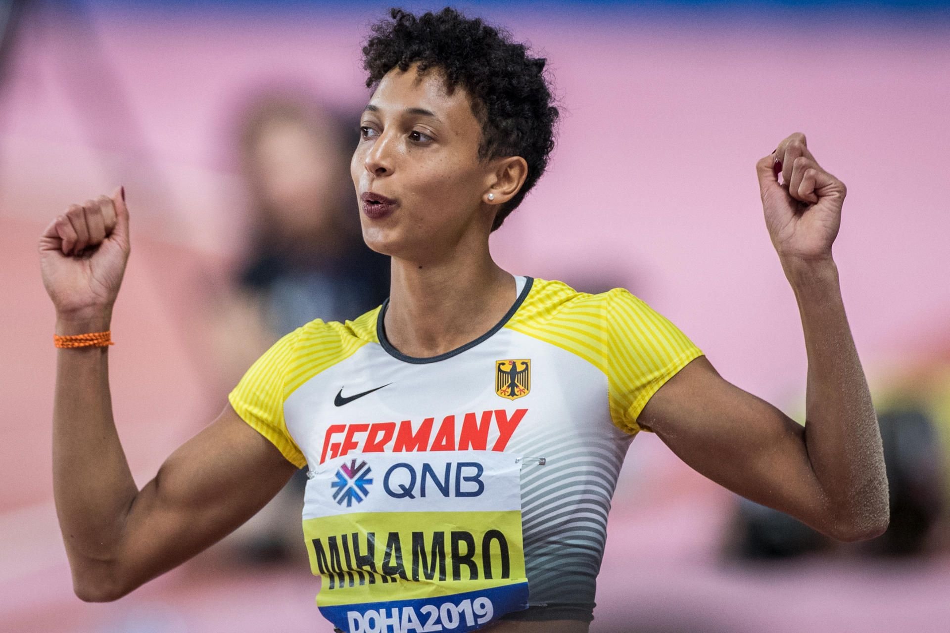 Gewinnt Gold im Weitsprung bei der Leichtathletik-WM in Doha: Malaika Mihambo.