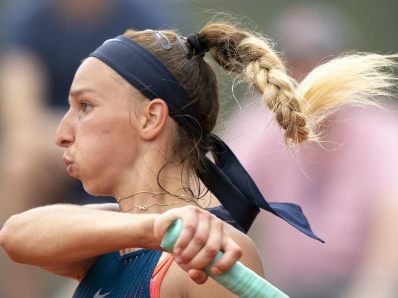 Tamara Korpatsch ist in Lausanne ausgeschieden. Foto: Laurent Gillieron/KEYSTONE