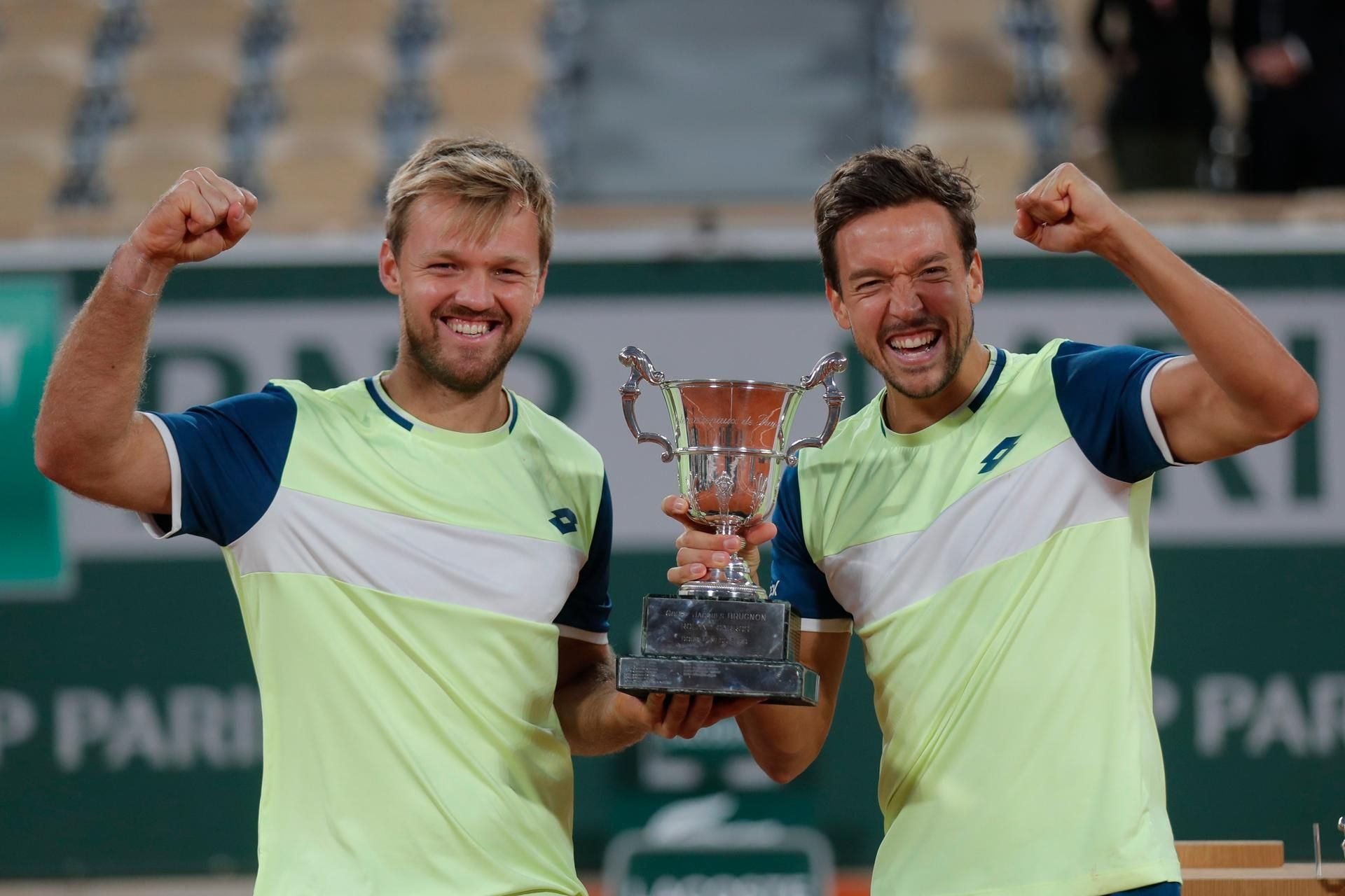Andreas Mies (r.) und Kevin Krawietz