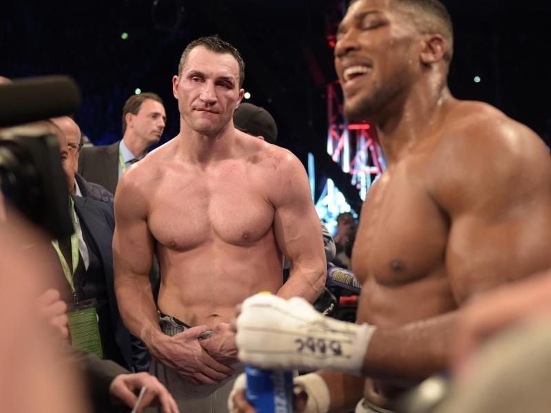 Kommt es zum Rückkampf zwischen Wladimir Klitschko und Anthony Joshua? Foto: Axel Heimken