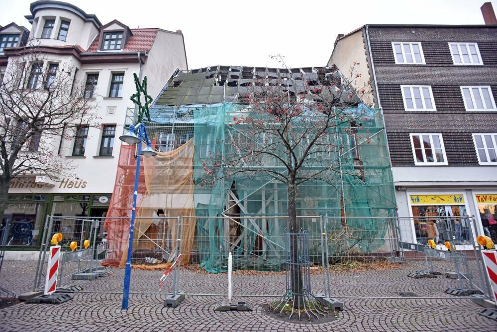 Ein Kleinod im Bitterfelder Stadtzentrum ist das Reuterhaus. Ist es noch zu retten?