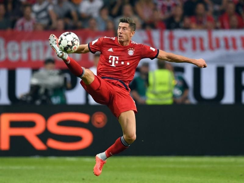 Bayerns Stürmer Robert Lewandowski ist der Matchwinner des Supercups. Foto: Arne Dedert