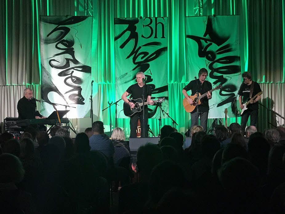 Leipzig reißt es von den Stühlen: André Herzberg, Dirk Michaelis und Dirk Zöllner (v.l.) im Konzert