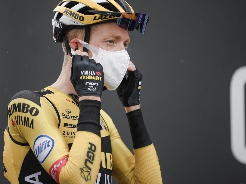 Muss den 103. Giro d'Italia vorzeitig beenden: Steven Kruijswijk. Foto: Marco Alpozzi/LaPresse via ZUMA Press/dpa