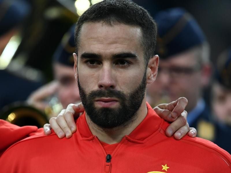 Die Spanier bangen um den Eiunsatz von Daniel Carvajal. Foto: Federico Gambarini