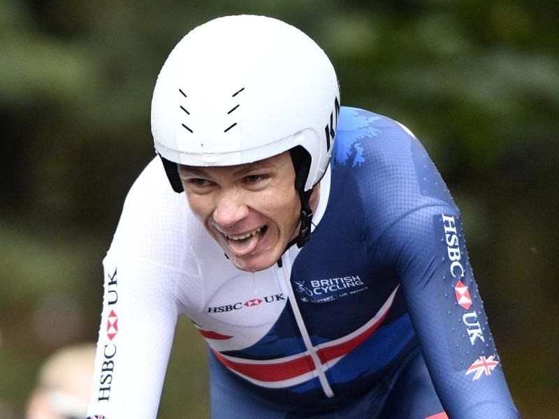 Chris Froome bereitet sich trotz der schwelenden Salbutamol-Affäre auf den Giro d'Italia vor. Foto: Yorick Jansens/BELGA