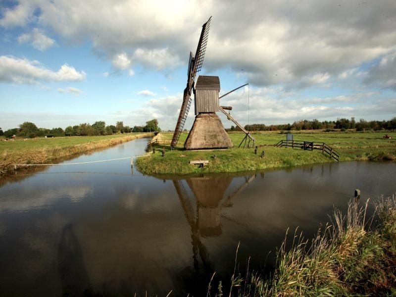 Die historische Schöpfmühle in Honigfleth. Foto: Carsten Rehder/Archivbild