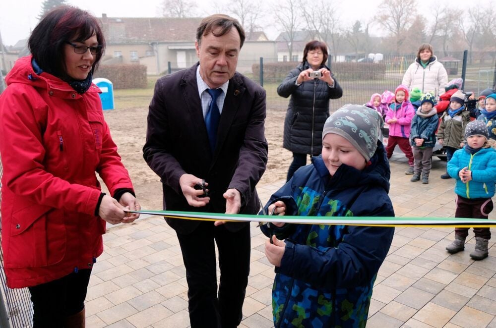 Einweihung der Kita „Kleine Lindenblüten“ in Linda.