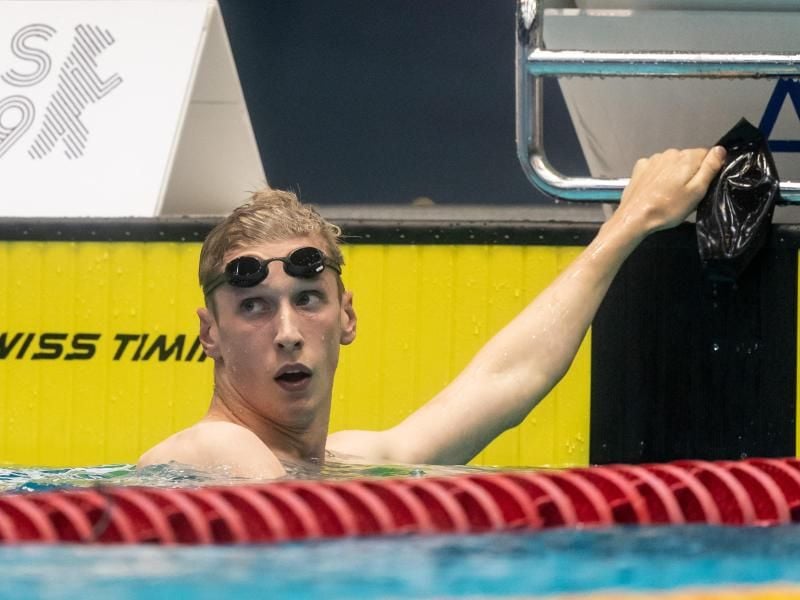 Sicherte sich in Berlin den Titel über 800 Meter Freistil: Florian Wellbrock. Foto: Bernd Thissen