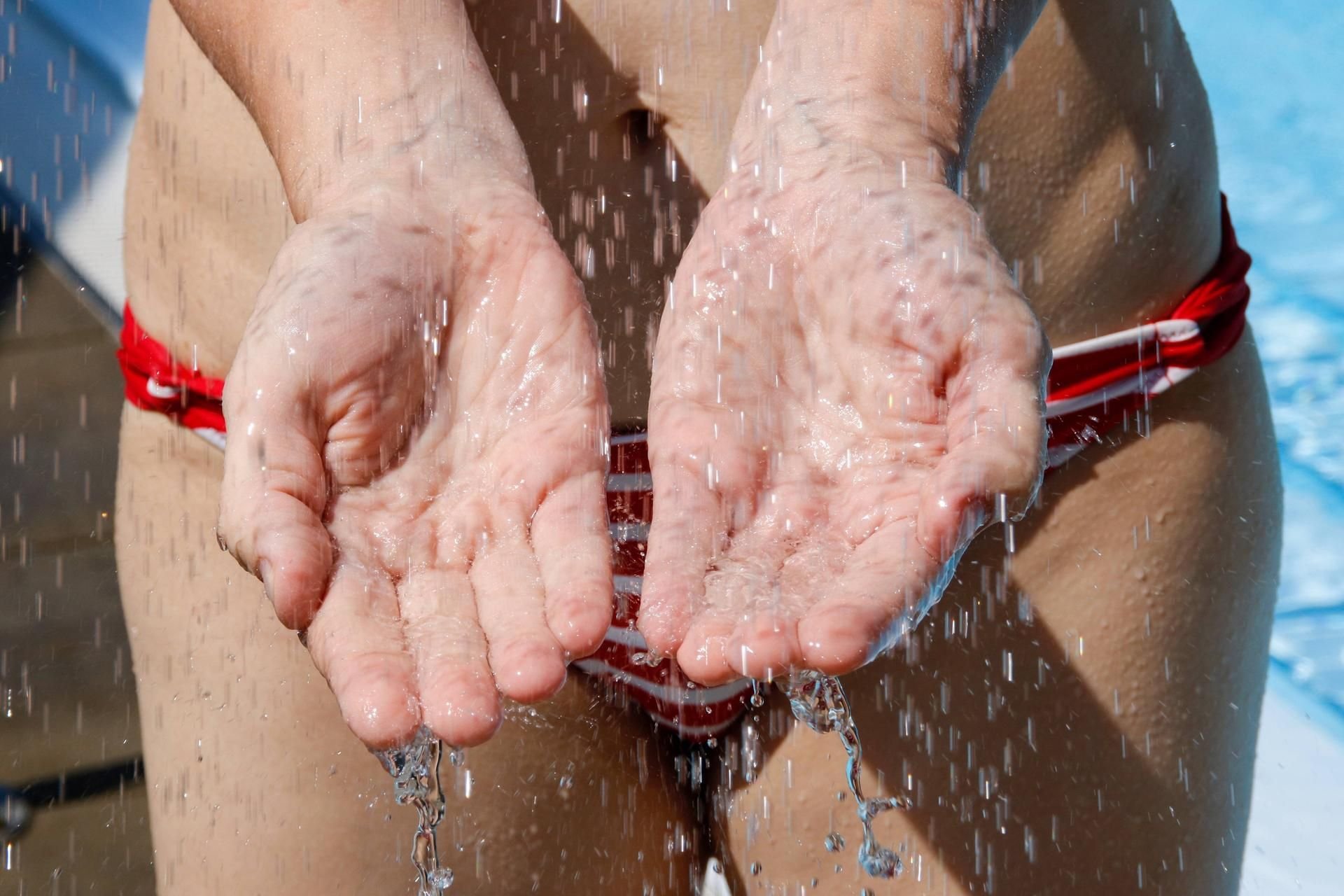 Unter der Dusche