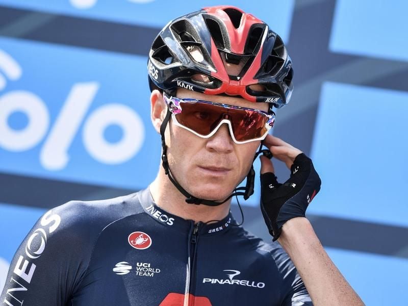 Blickt der Zukunft optimistisch entgegen: Chris Froome. Foto: Fabio Ferrari/LaPresse via AP/dpa