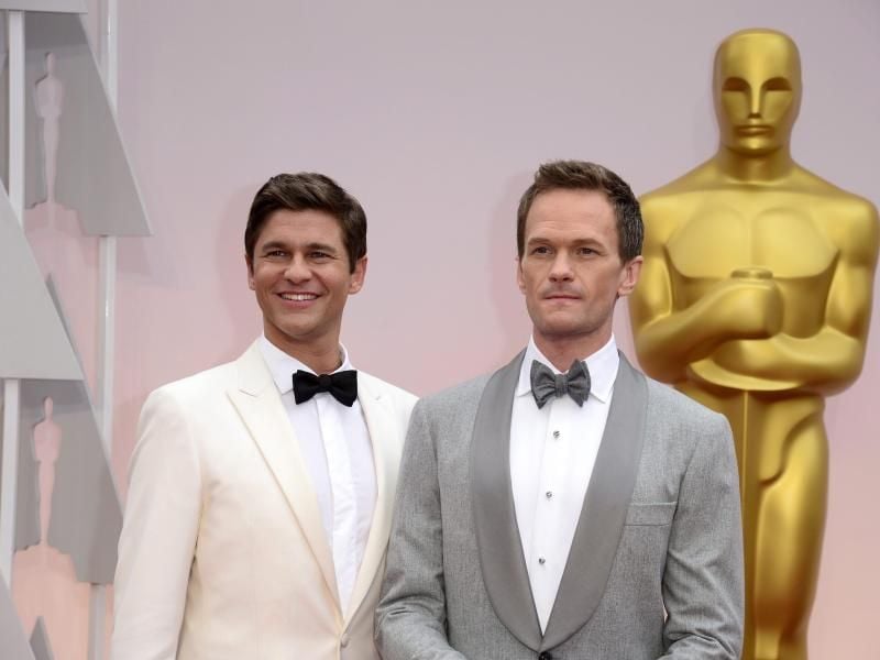 Neil Patrick Harris (r) und David Burtka feiern ihre Liebe. Foto: Mike Nelson