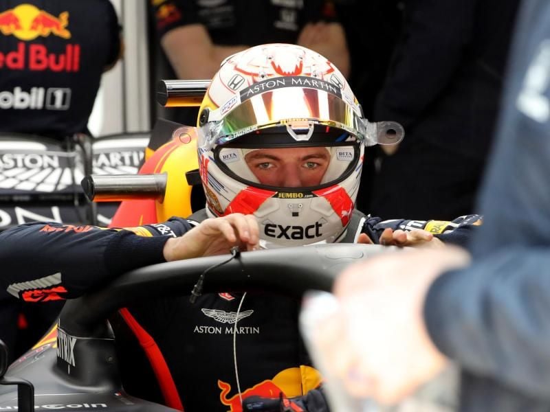 Red-Bull-Pilot Max Verstappen war nach dem Qualifying richtig angefressen. Foto: Ng Han Guan/AP