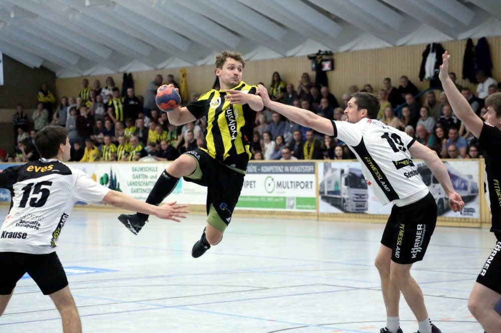 In seinem letzten Spiel für Bernburg steuerte Steffen Cieszynski auch Treffer zum Sieg bei.