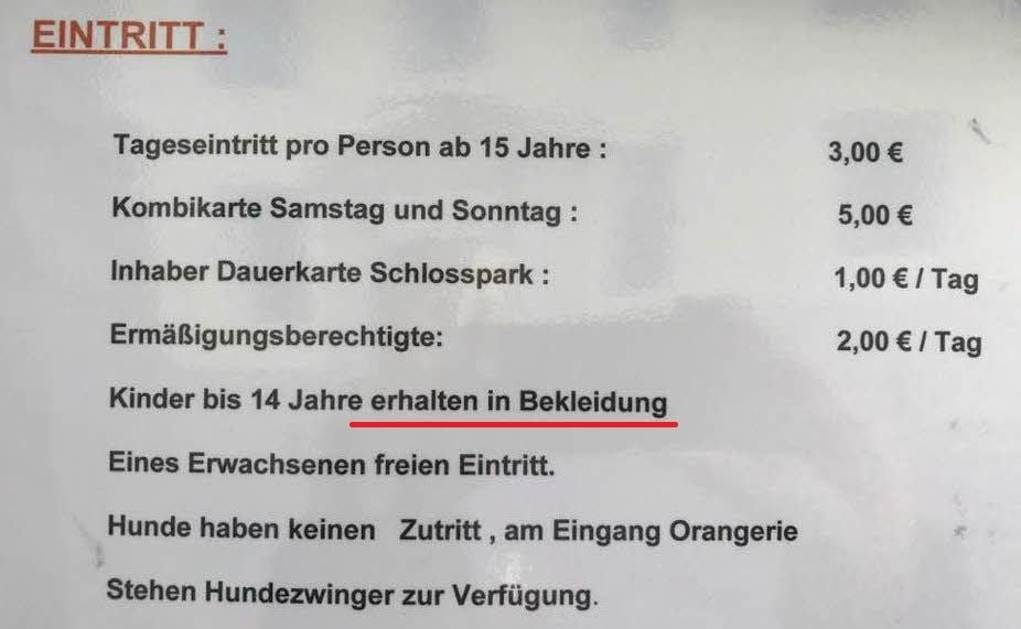 Dieser Zettel vom Kassenhaus wurde ein Renner auf Facebook.