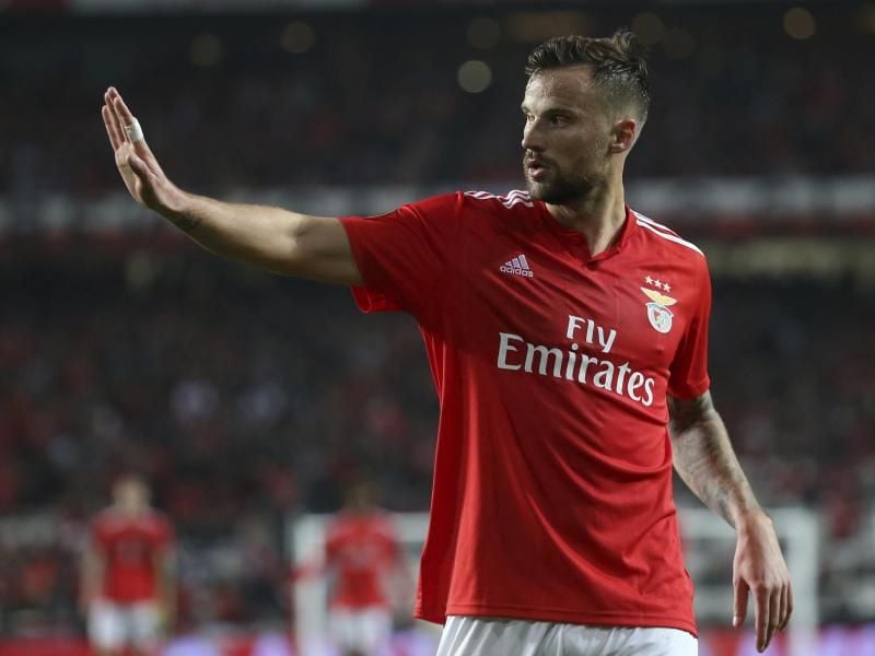 Torschützenkönig und Meister mit Benfica Lissabon in Portugal: Haris Seferovic. Foto: Armando Franca/AP