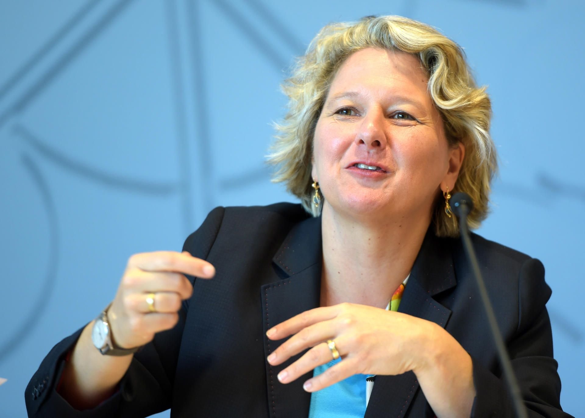 Svenja Schulze kritisierte die Autoindustrie.