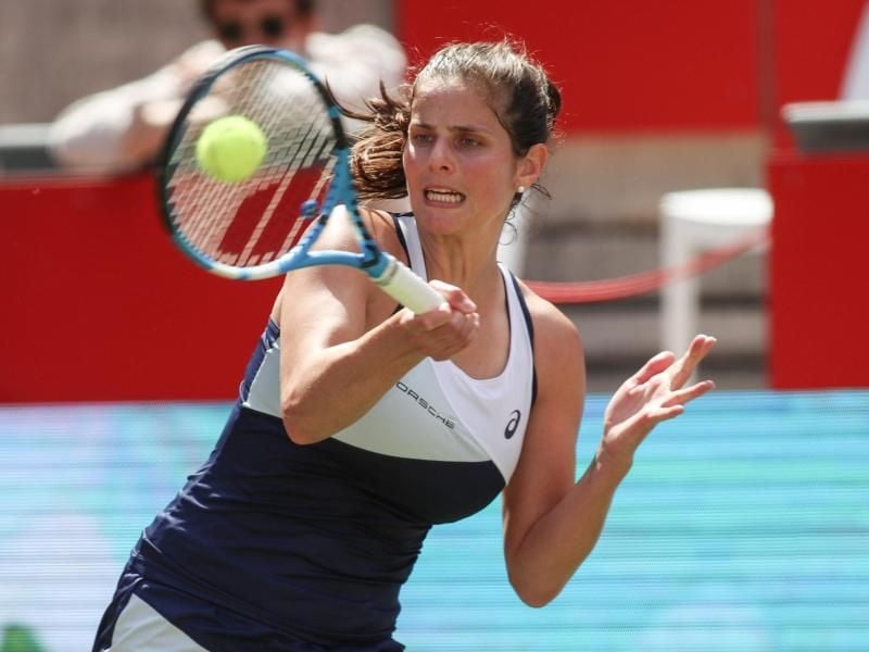 Wird nicht bei den US Open in New York spielen: Julia Görges. Foto: Andreas Gora/dpa