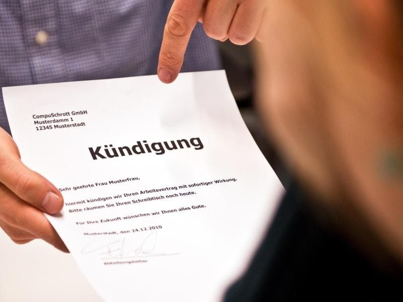 Die Hürden für betriebsbedingte Kündigungen sind sehr hoch. Zuletzt klagte eine ehemalige Chefsekretärin gegen eine Kündigung und gewann vor dem Landesarbeitsgericht. Foto: Andrea Warnecke