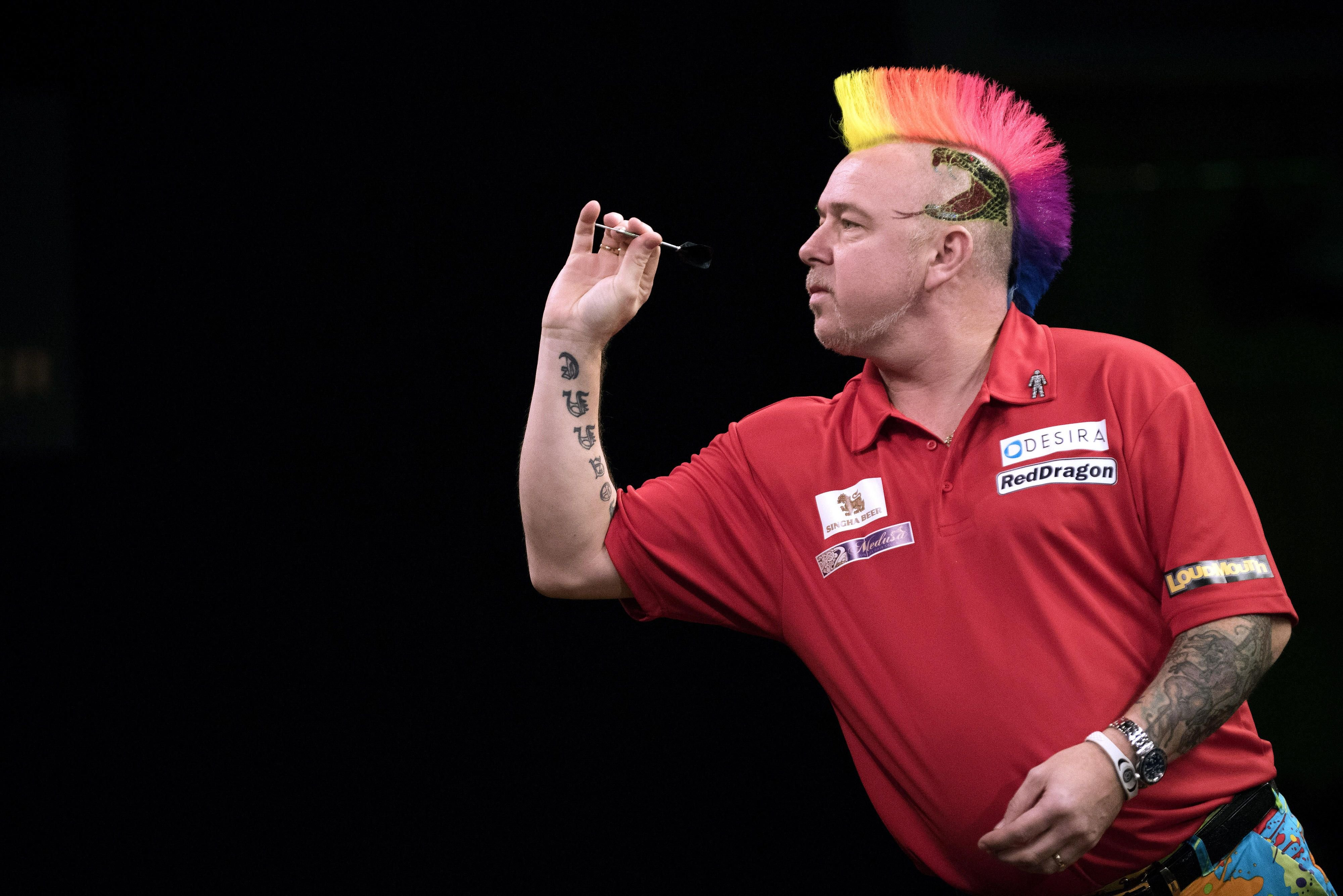 Extravagant: Der Schotte Peter Wright ist ein Blickfang der Darts-WM.