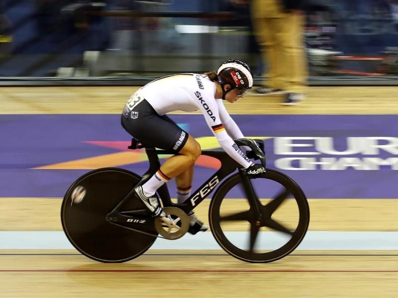 Miriam Welte startet als Titelverteidigerin im 500-Meter-Zeitfahren. Foto: John Walton/PA Wire