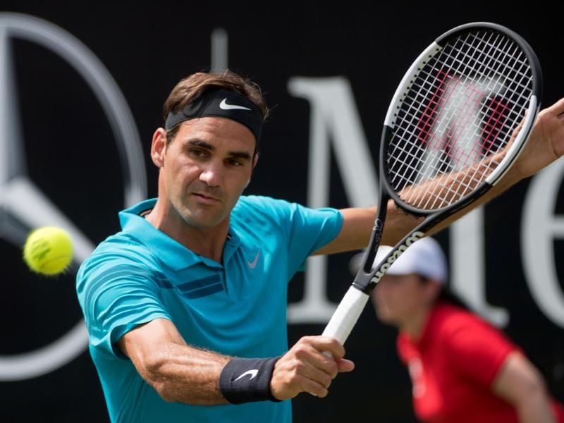 Steht in Stuttgart in der Runde der letzten Vier: Roger Federer. Foto: Marijan Murat