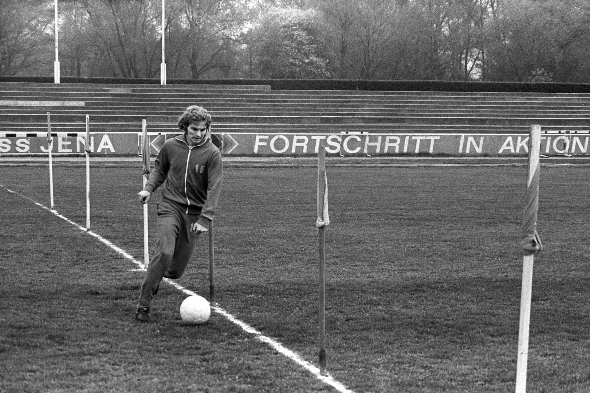 Gerd Schellenberg 1974 in Aktion