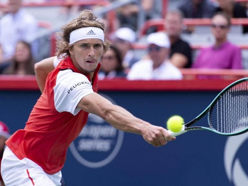 Kassierte in Montreal eine glatte Niederlage: Alexander Zverev. Foto: Paul Chiasson/The Canadian Press