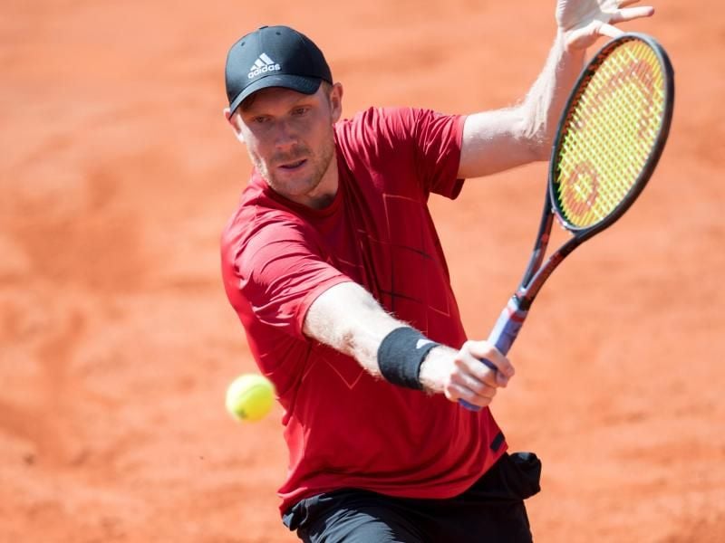 Matthias Bachinger hat bei den General Open in Kitzbühel den slowakischen Titelverteidiger Martin Klizan ausgeschaltet. Foto: Sven Hoppe
