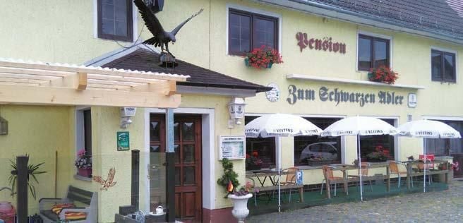 Der Adler wurde vom Dach der Gaststätte entwendet.